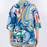 Half Sleeve Button Down Romper