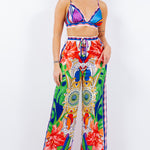 Bra Top & Wide Leg Pants Set