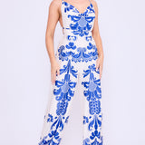 Bare Back Cowl Neck Jumpsuit