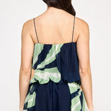 Bubble Chiffon Sleeveless Romper
