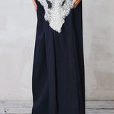 High-waisted wide leg pants