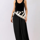 Scarf Wrap Detail Harem Pants