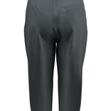 High Neck Shoulder Pad Belted Top &  Pleated Tapered Pants (PANTS ONLY)