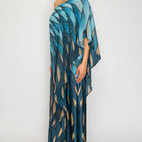 One-Shoulder Chiffon Overlay Jumpsuit