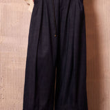 Pleated Culottes with Braided Belt