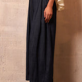 Pleated Culottes with Braided Belt