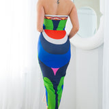 Adjustable Ruched Midi Skirt Set