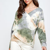 Layered Style Surplice Top