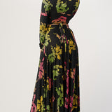 Front Tie Top & Maxi Skirt Set