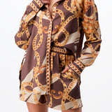 Button Down Shirt & Short Pants Set