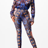 Blouse with Leggings Set