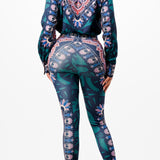 Blouse with Leggings Set