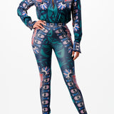 Blouse with Leggings Set