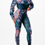 Blouse with Leggings Set