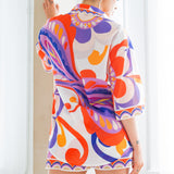 Oversized Shirt and Short Pants Set