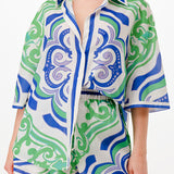 oversized half sleeve shirt and short pants set