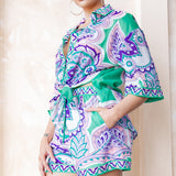 Oversized Shirt and Short Pants Set