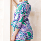 Oversized Shirt and Short Pants Set