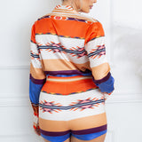 Shirt Blouse & Short Pants Set