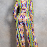 Button Up Shirt & Wide Pants Set