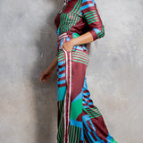 Button Up Shirt & Wide Pants Set