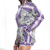 Oversized Shirt And Short Pants Set