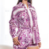 Oversized Shirt And Short Pants Set