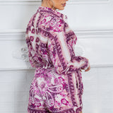 Oversized Shirt And Short Pants Set