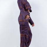 Cargo Pants & Cropped Shirt Set