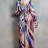 Blouse with Wide Pants Set