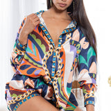 Button Down Shirt & Short Pants Set