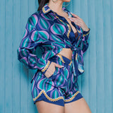 Button Down Shirt & Short Pants Set