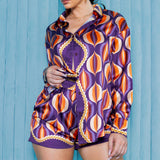 Button Down Shirt & Short Pants Set