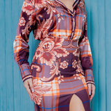 Button Down Shirt & Skirt Set