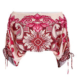 Boat Neck Cropped Blouse