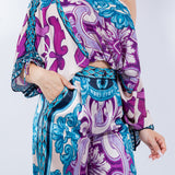 Boat Neck Cropped Blouse