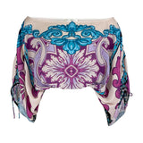 Boat Neck Cropped Blouse