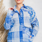 Oversized Shirt And Short Pants Set