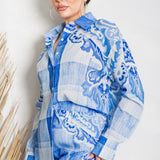 Oversized Shirt And Short Pants Set