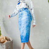 Button Down Satin Shirt Blouse