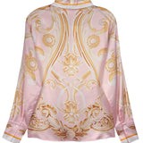 Satin Long Sleeves Blouse