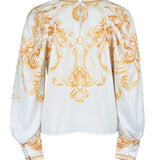 Balloon Sleeves Blouse