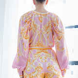 Balloon Sleeves Blouse