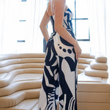 Strapless Satin Effect Scarf Top & Pants Set