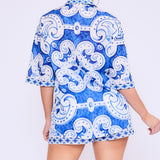 Oversized Shirt and Short Pants Set