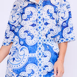 Oversized Shirt and Short Pants Set