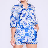 Oversized Shirt and Short Pants Set