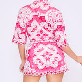 Oversized Shirt and Short Pants Set