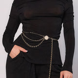 Solid Off-shoulder Long Sleeve Top & Wide Pants Set