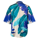 Oversize Half Sleeve Satin Shirt